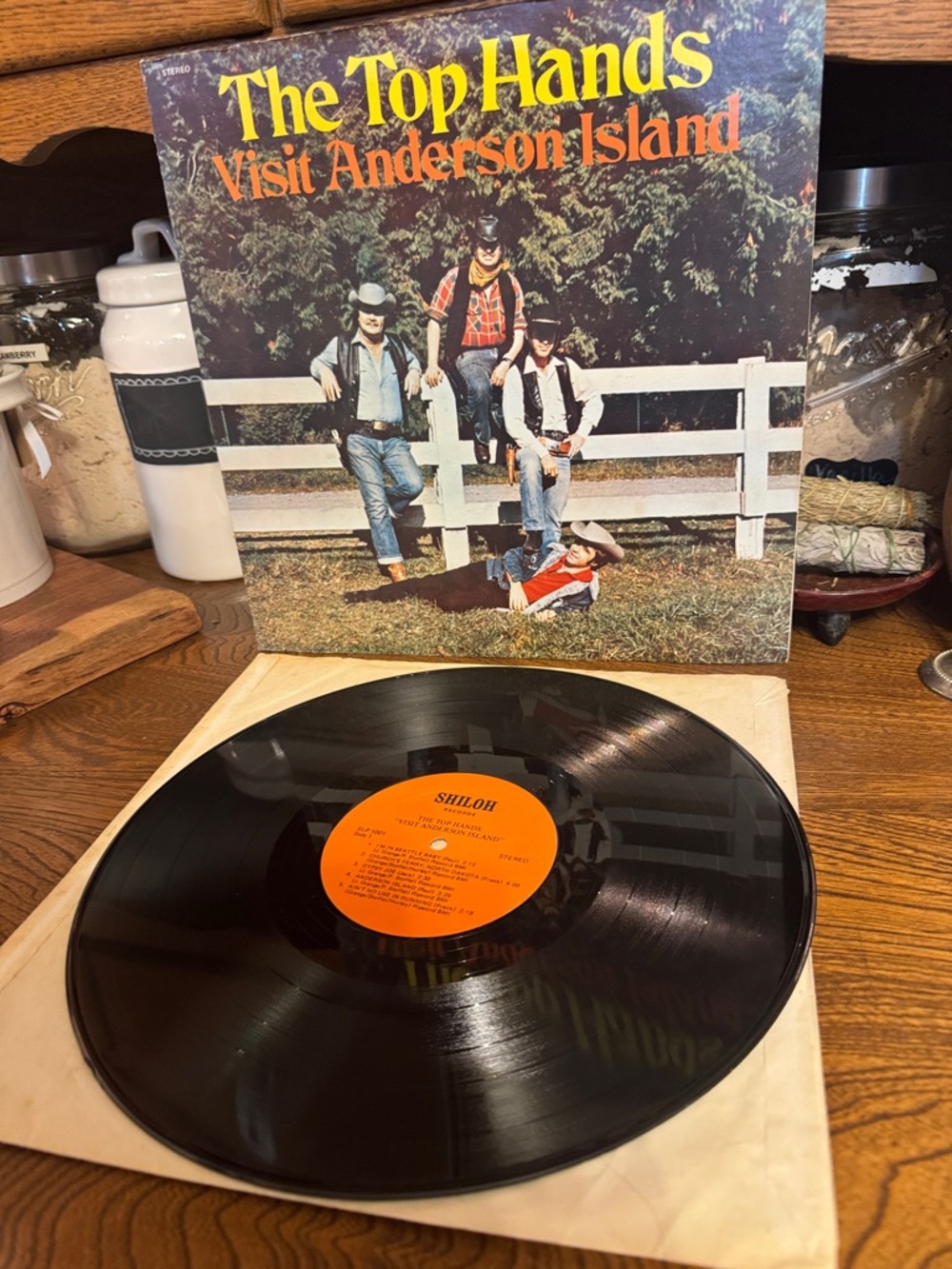 VTG 70’s The Top Hands "Visit Anderson Island" Northwest Group Vinyl Record - Picture 1 of 5